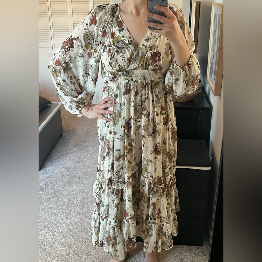 NWT Floral Maxi Dress